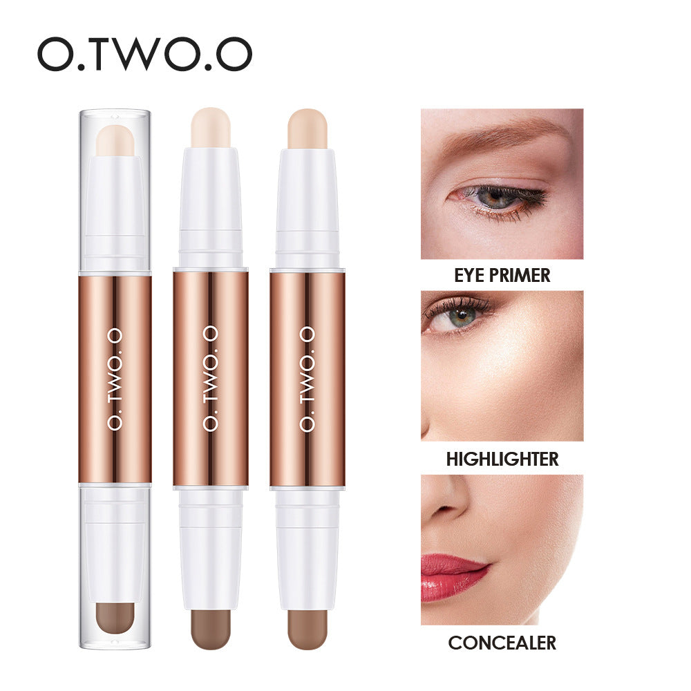 Double Head Repair Stick . Three-Dimensional Highlight Concealer