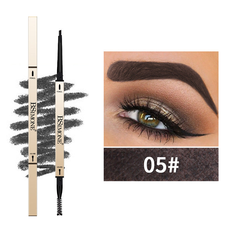 Eyebrow Pencil, Natural Waterproof Non-Fading Very Fine Three-Dimensional