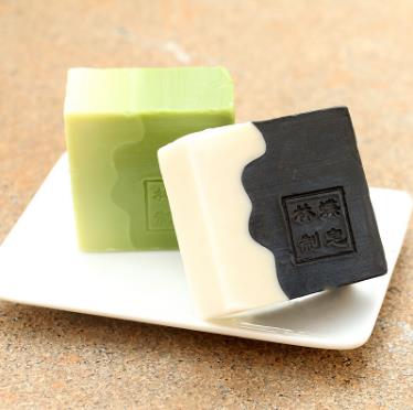 Organic Handmade Matcha milk. Powder Soap Moisturizing, Cleansing Oil-control. Acne Treatment