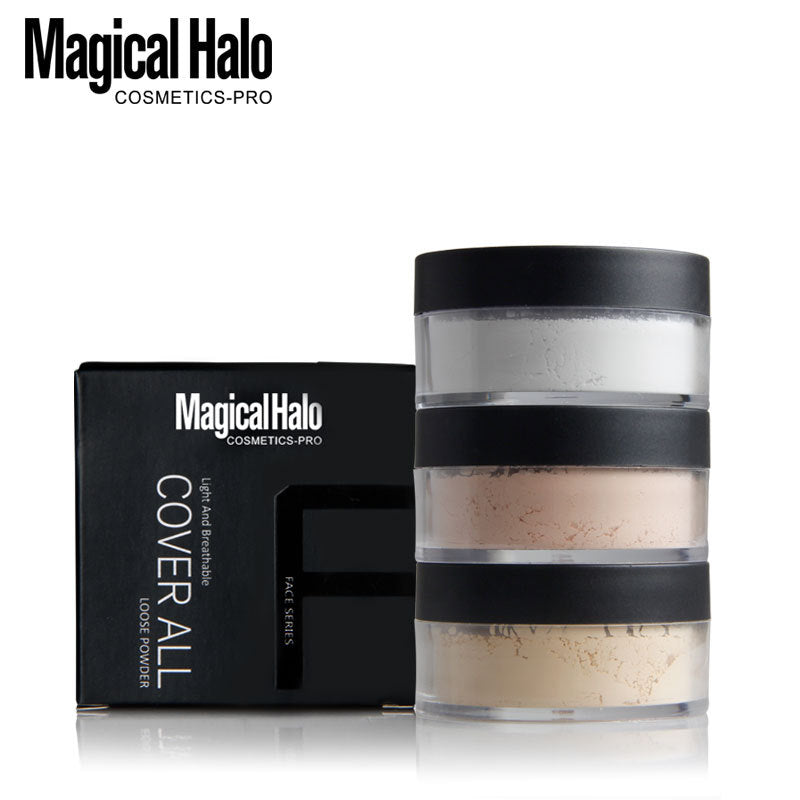 Three-Color Natural Concealer Loose Powder Fixed