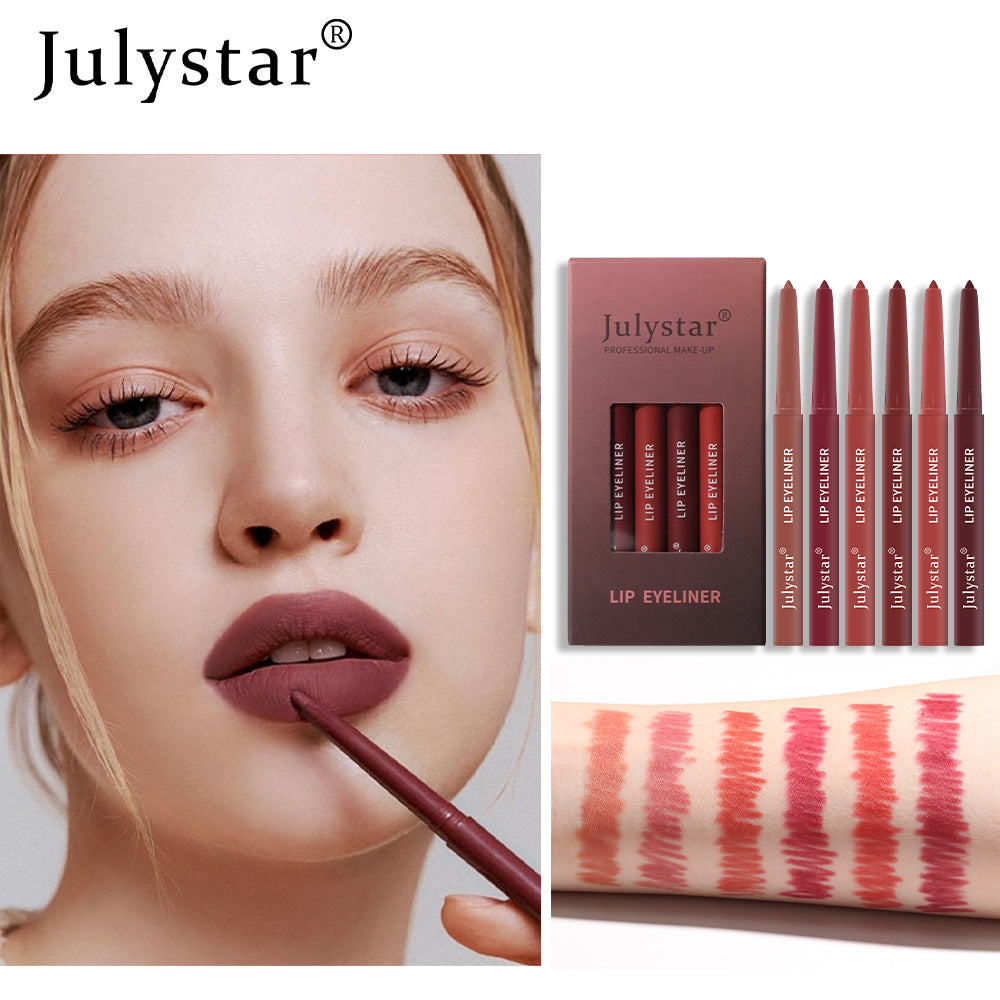 Lipstick Pink Six Pack Lipstick Pen Waterproof Matte