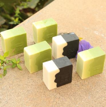 Organic Handmade Matcha milk. Powder Soap Moisturizing, Cleansing Oil-control. Acne Treatment