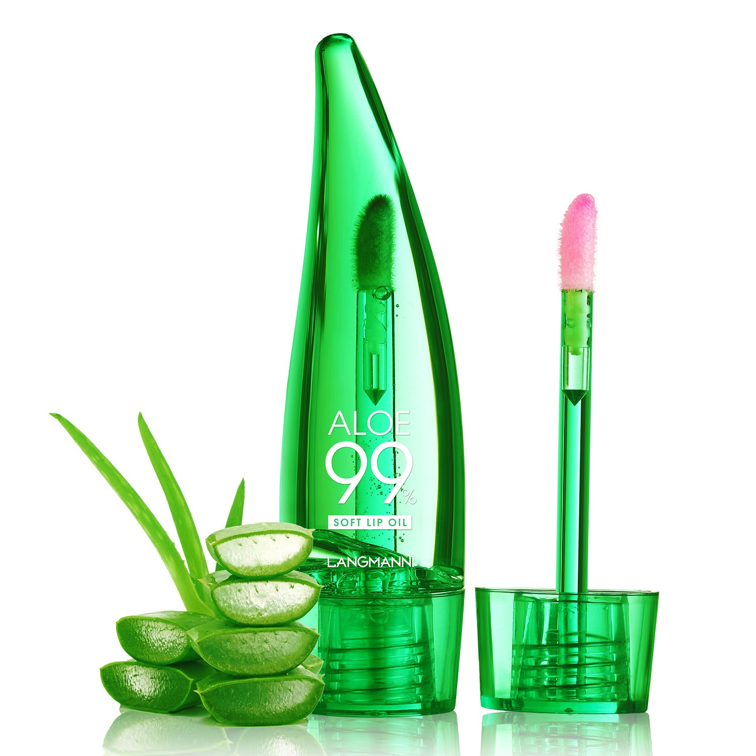 Aloe vera lip gloss, temperature-sensitive color-changing lip glaze