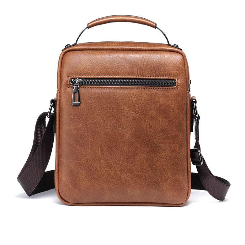 Casual Men Shoulder Bag  Crossbody Bags High Quality Male Bag PU Leather