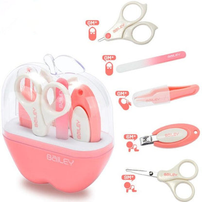 5 PCS/Set Baby Nail Scissors Set Nail Clippers Trimmer