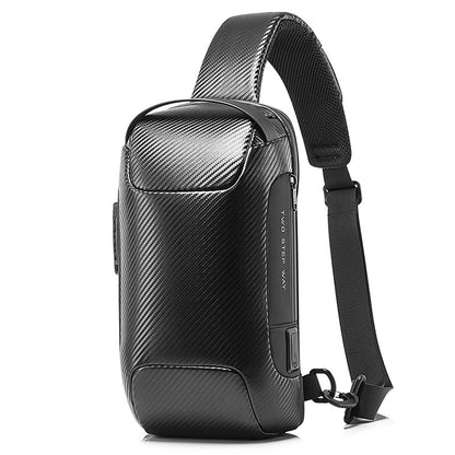 BANGE Hot Chest Bag New Anti-thief Men Crossbody Bag Waterproof Shoulder Bags USB Charging Short Trip For Male Travel Pack