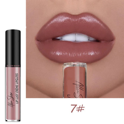 Nude Shiny Liquid Lip Glaze Matte Glitter Shimmer