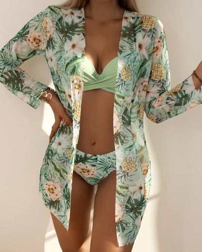 Bikini  Swimsuit Three-Piece