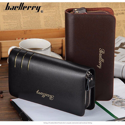 Men Wallets Long Wallet Cell Phone Pocket Card Holder