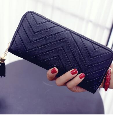 Women Long Wallet Lady Leather Wallet Clutch