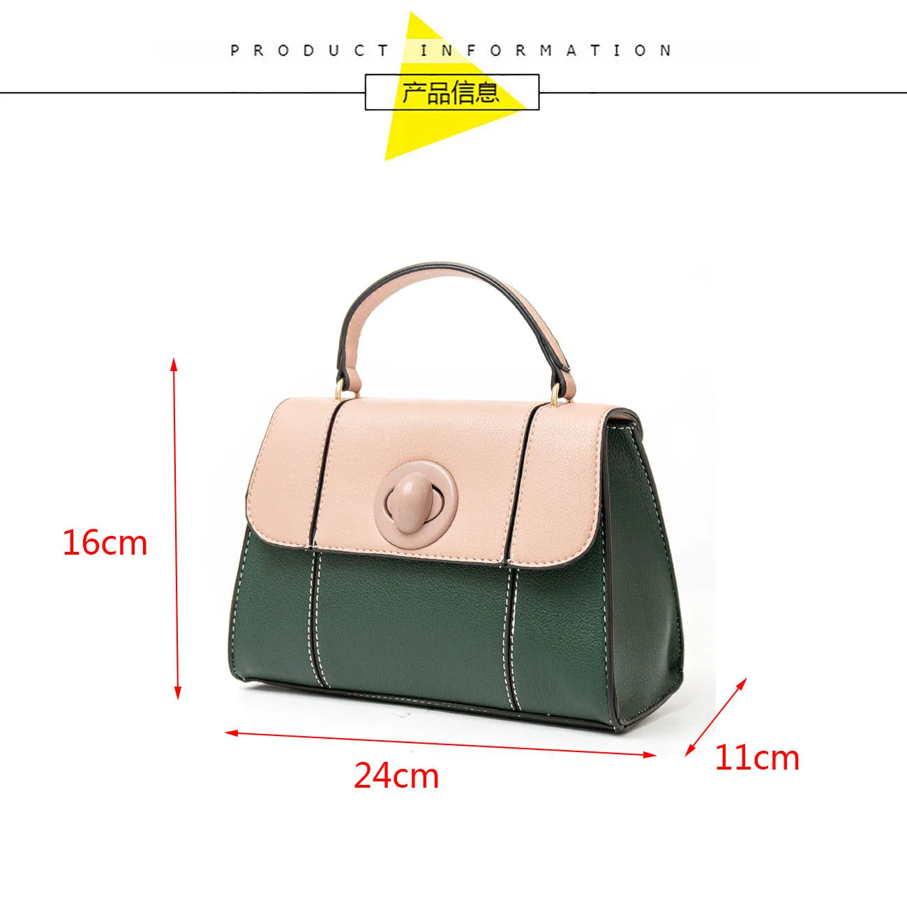 New Fashion Cross-Body Saddle Bag Niche High-End High-Quality