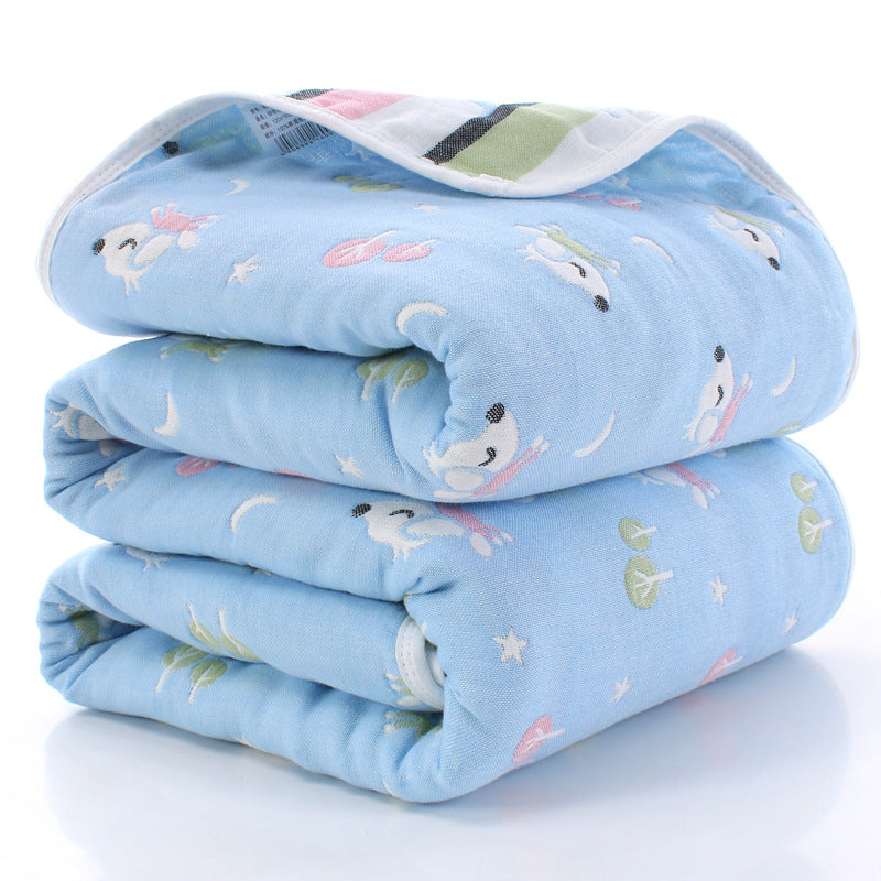 110*110cm Parent-child Baby Summer Bedding Sofa Quilt 100% Cotton Baby Blanket