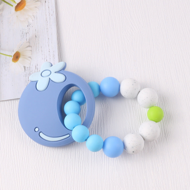 New baby cartoon fruit bracelet molar bracelet chewing teeth gum