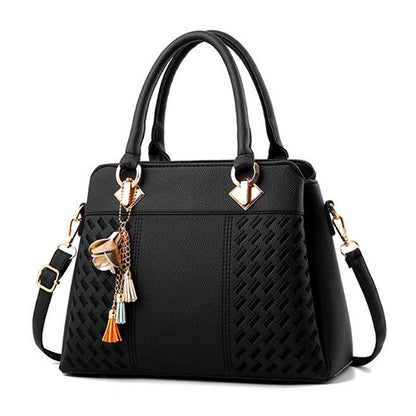 Women Handbags Tassel PU Leather