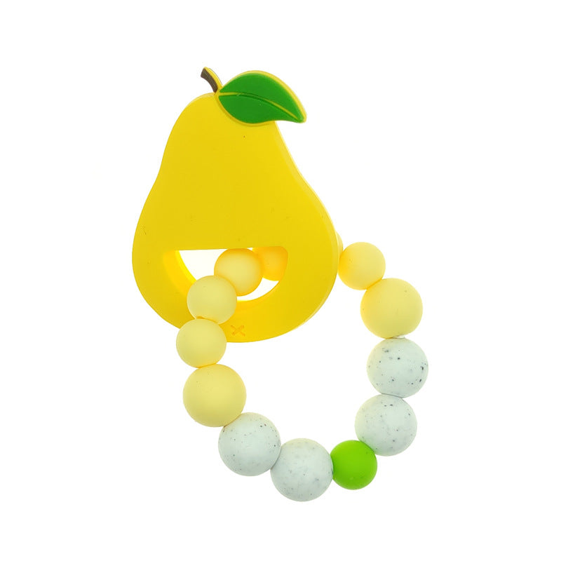 New baby cartoon fruit bracelet molar bracelet chewing teeth gum