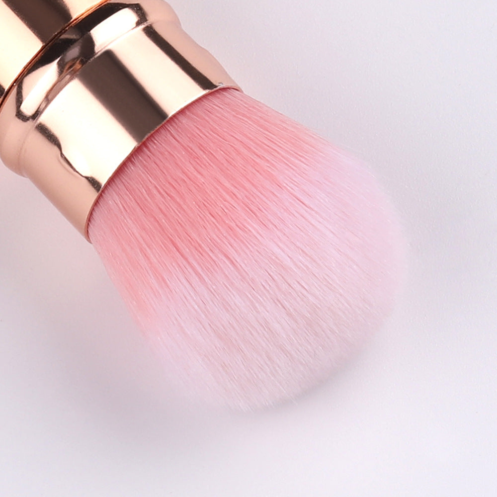 Portable makeup brush