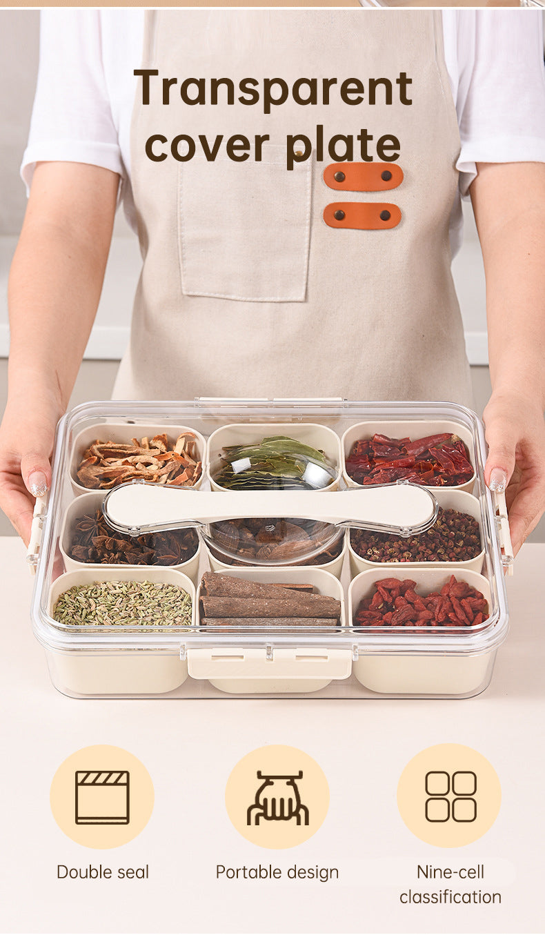 Design Sealed Snackle Storage Box With 9pcs