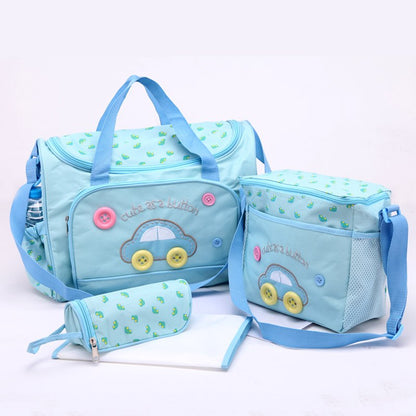 4 Pieces/Set Fashion Infant Baby Nappy Bag, Mommy Maternity Bags