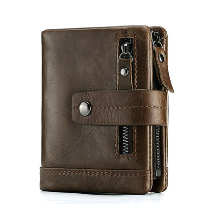 Men's Bag Zipper Buckle Multi-Card  Men's Wallet