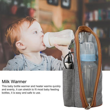 Portable Baby Warmers Bottle Holder USB Heating Bags Travel Mug Feeding Bottle