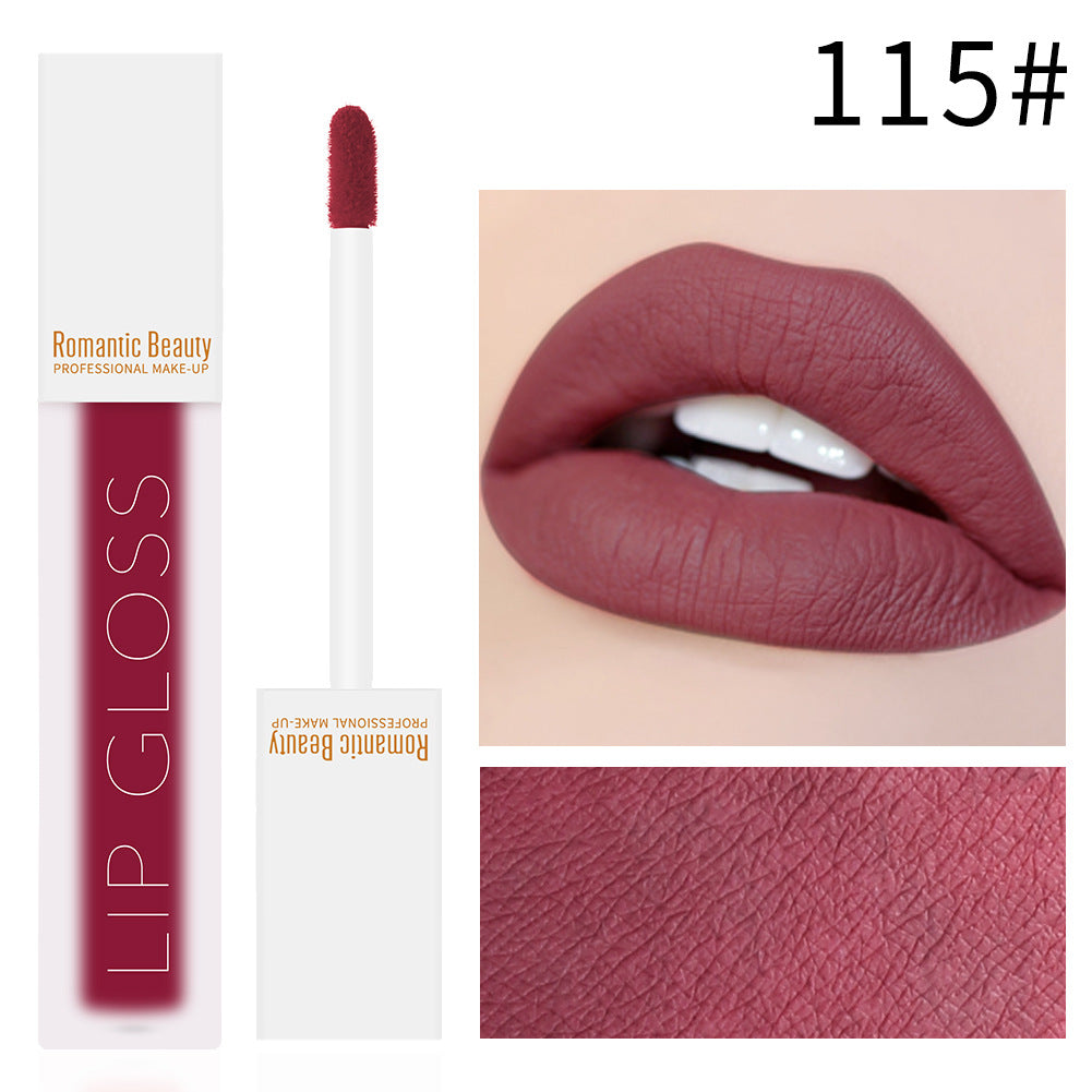 Velvet Matte Lip Glaze Non-Stick Lip Gloss