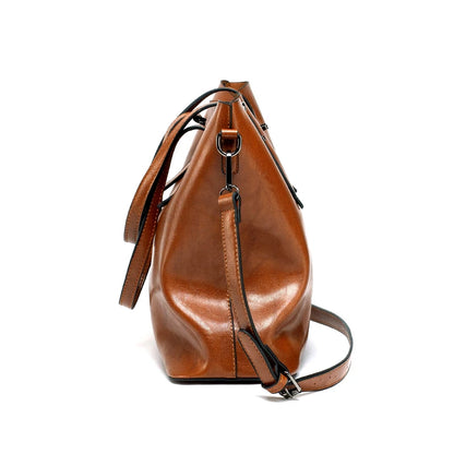 Women Leather Handbags Lady Large Tote Bag