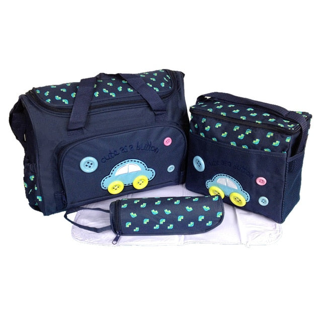 4 Pieces/Set Fashion Infant Baby Nappy Bag, Mommy Maternity Bags