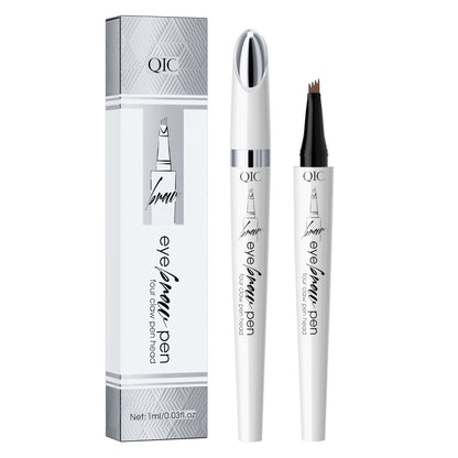 Ceramic white liquid four-claw eyebrow pencil wild eyebrow waterproof