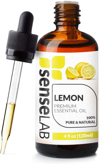 100% pure extract lemon oil - therapeutic grade lemon essential oil