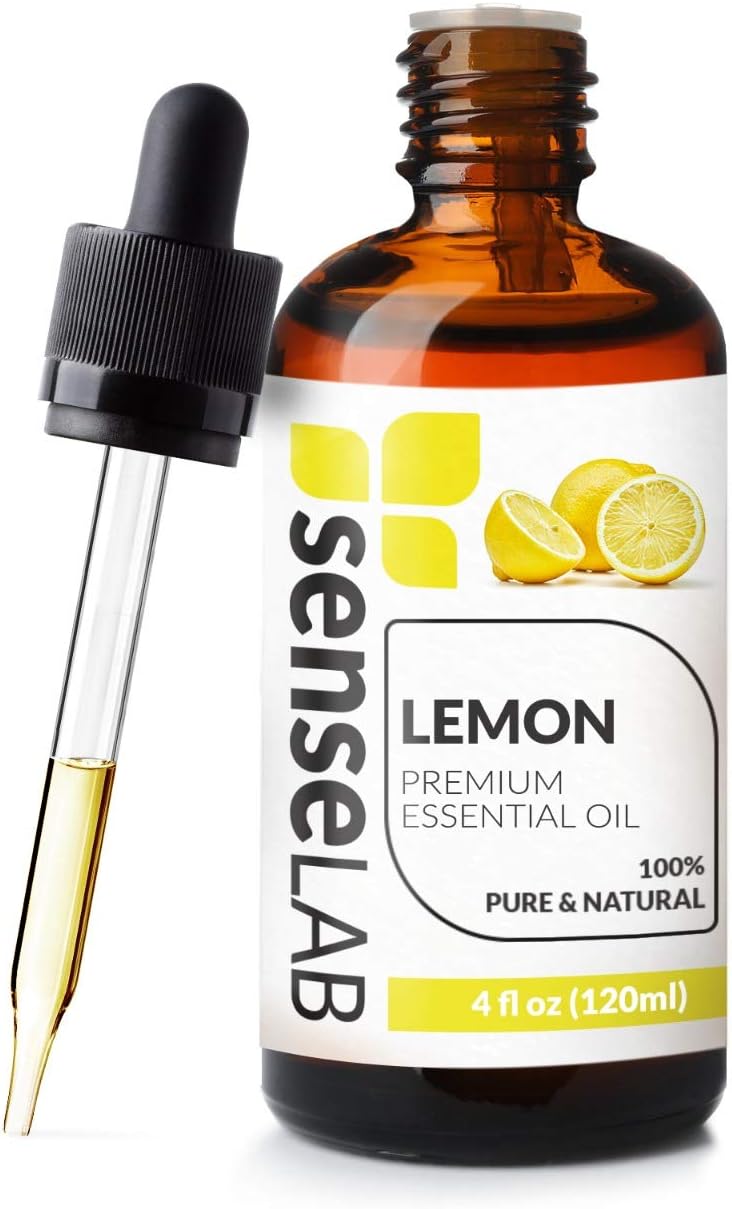 100% pure extract lemon oil - therapeutic grade lemon essential oil