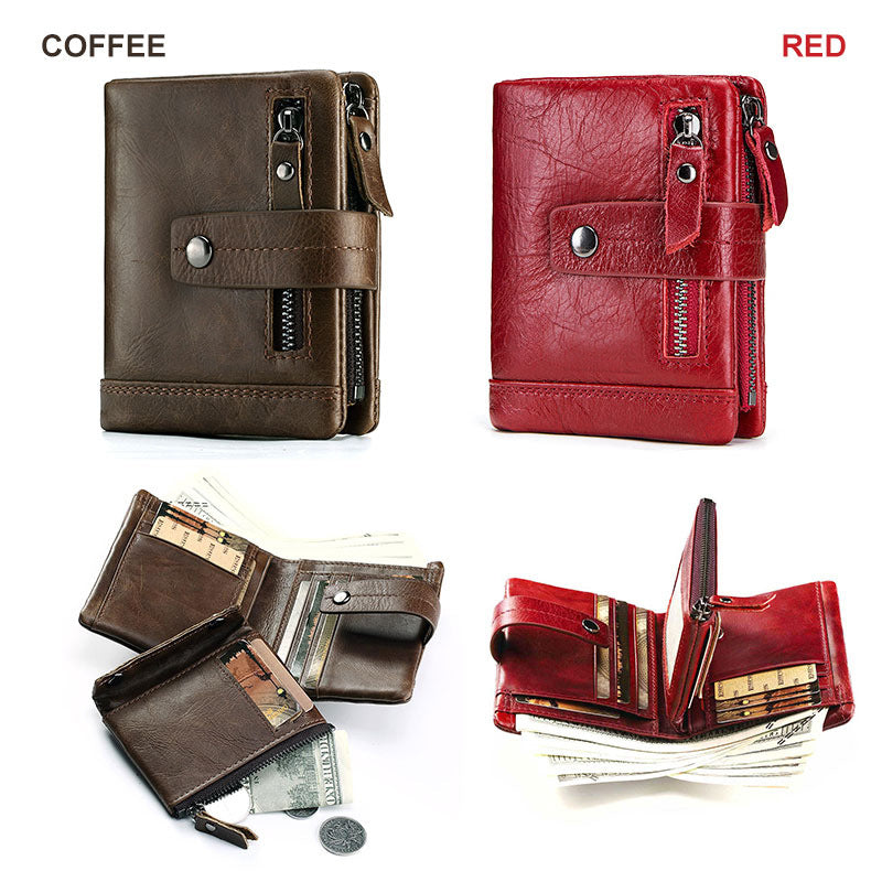 Men's Bag Zipper Buckle Multi-Card  Men's Wallet