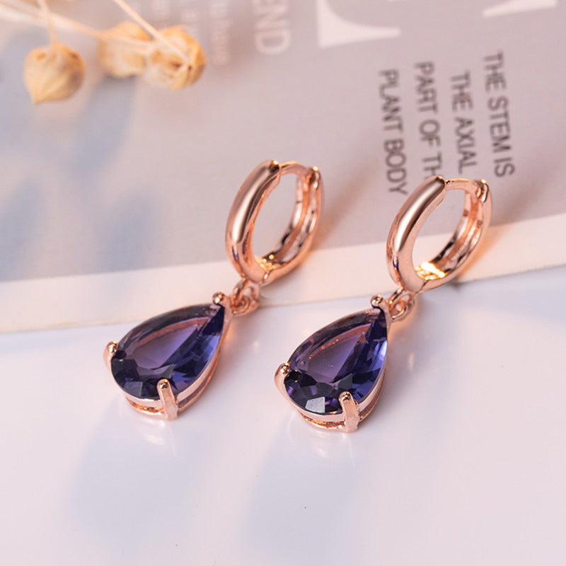 Water Drop shaped Earrings and Jewelry