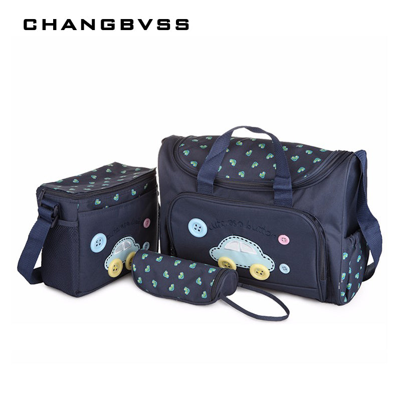 4 Pieces/Set Fashion Infant Baby Nappy Bag, Mommy Maternity Bags