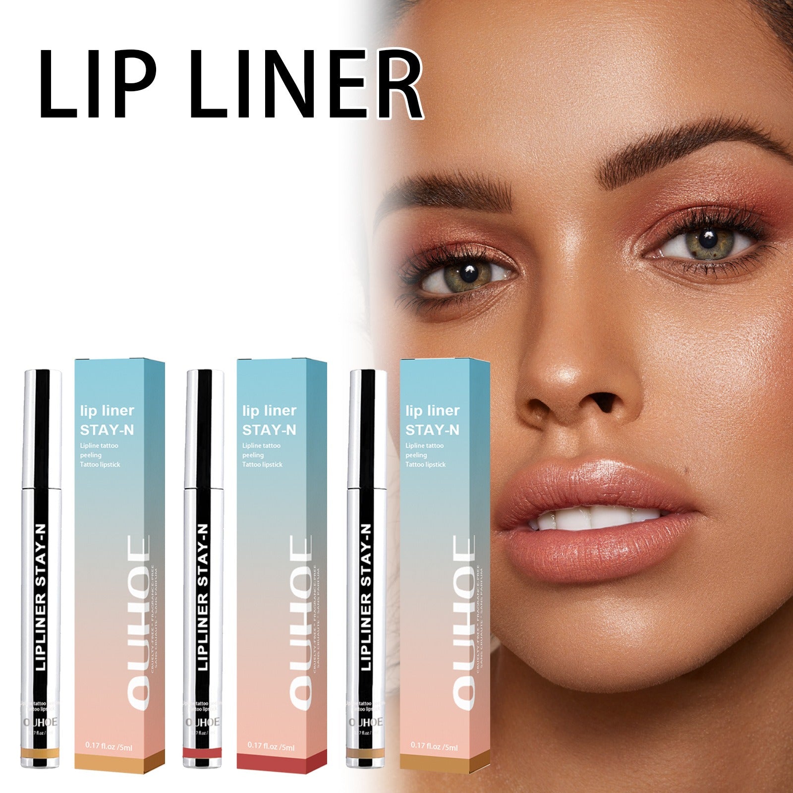 Lipliner Pencil Waterproof Contour Tint Lipstick Pen