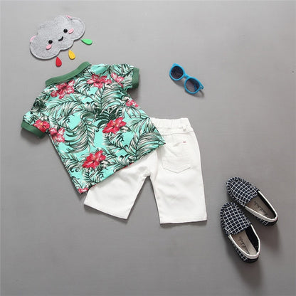 Children Clothing Sets Baby Boys  T Shirts+Shorts Pants