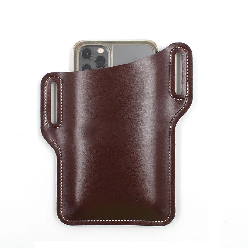 Belt Clip Holster Case for 6.0 inch Mobile Phone Bag Waist Pack PU Leather