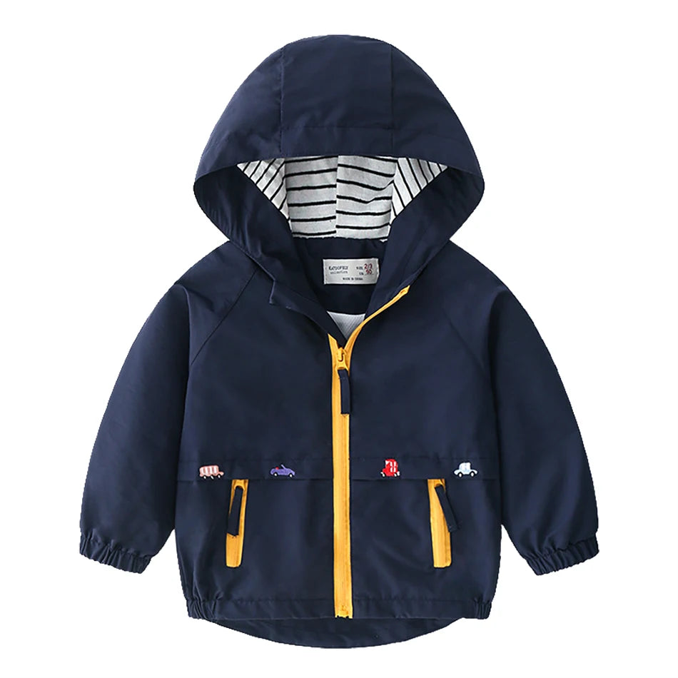 Children Winter Fleece Jackets With Pocket Zipper