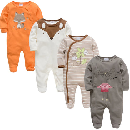 4 pcs/lot New Born Body Bebes Clothing