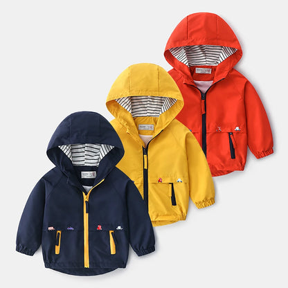 Children Winter Fleece Jackets With Pocket Zipper