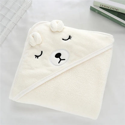 Toddler Baby Hooded Towels Newborn Kids Bathrobe Super Soft Bath