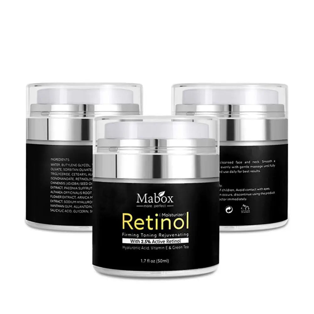 MABOX  Retinol Whitening Face Cream + Vitamin C Whitening Serum Anti aging Moisturizer Face Cream