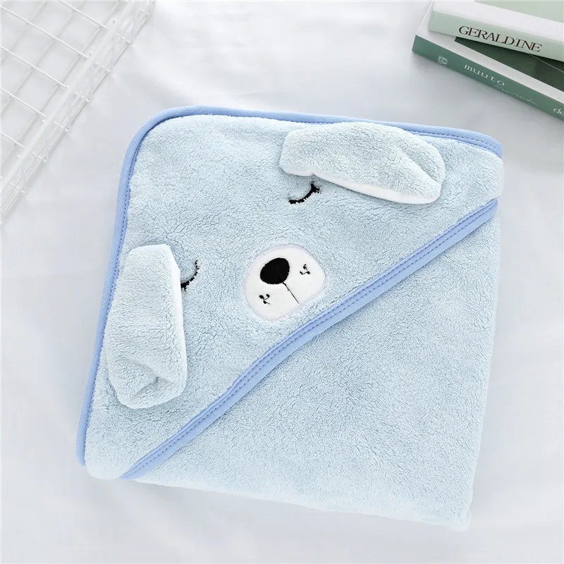 Toddler Baby Hooded Towels Newborn Kids Bathrobe Super Soft Bath