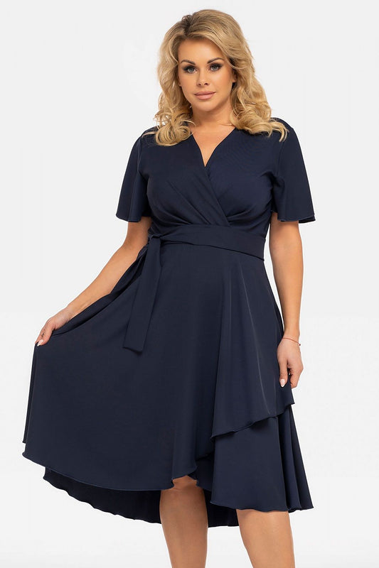  Plus size dress model 190952 Karko 