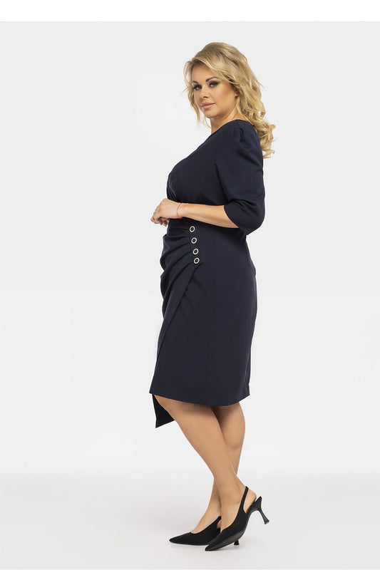  Plus size dress model 190963 Karko 