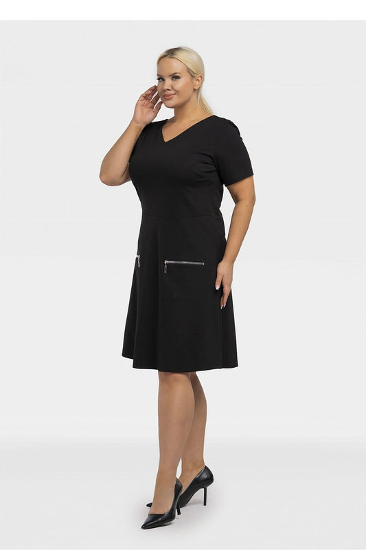  Plus size dress model 195021 Karko 