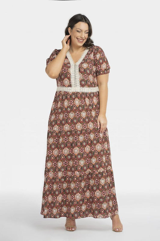  Plus size dress model 196882 Karko 