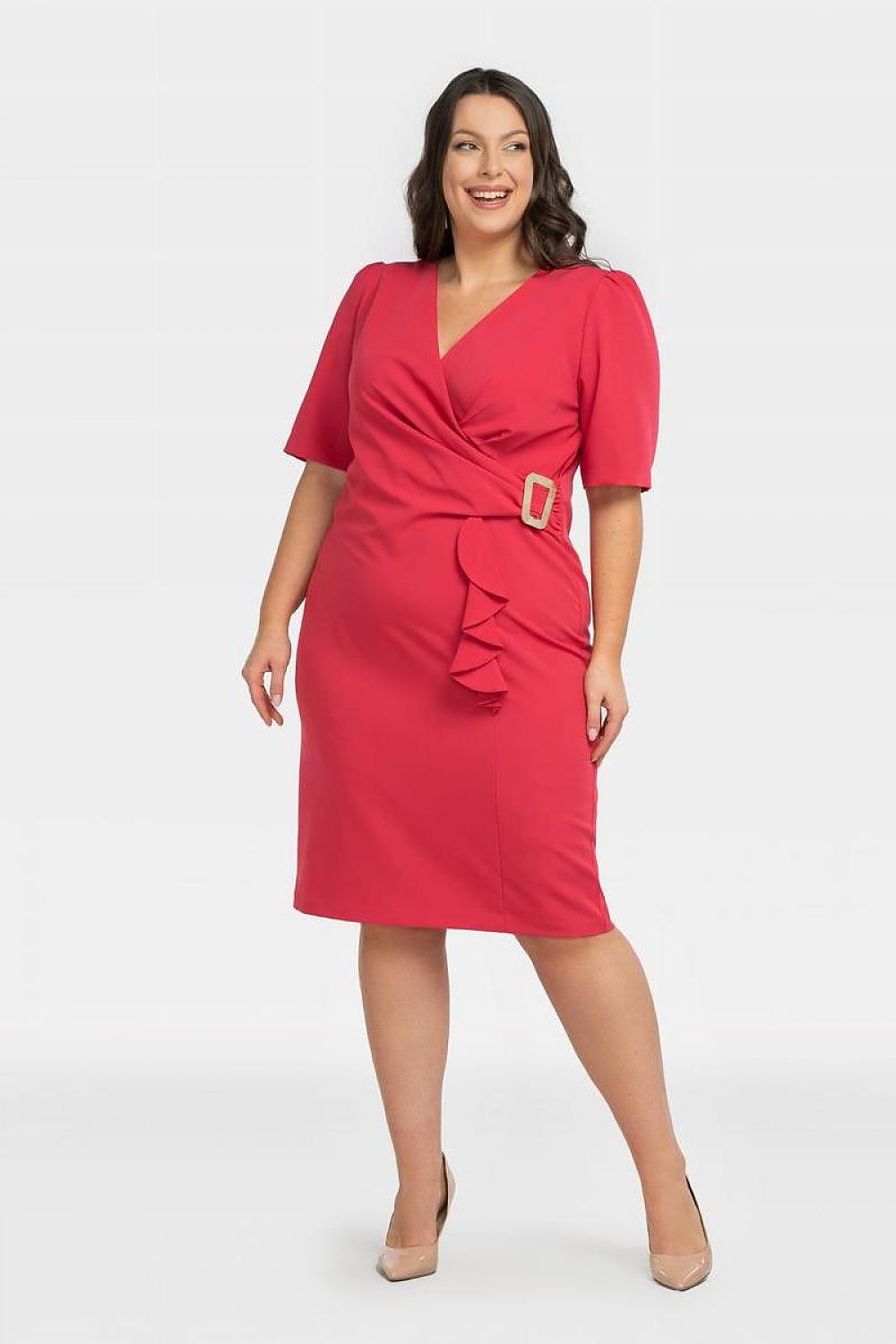  Plus size dress model 196890 Karko 