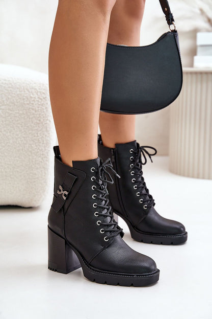 Heel boots Step in style