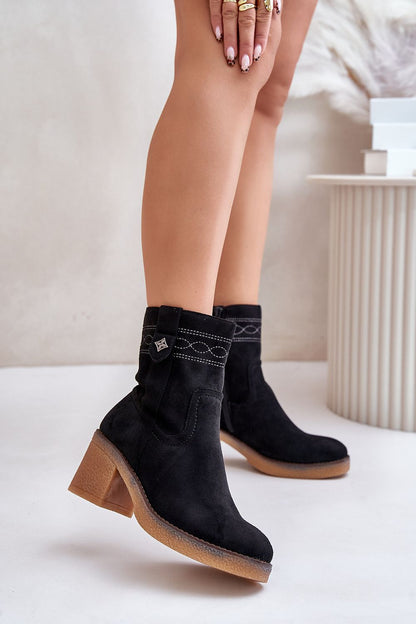 Heel boots Step in style