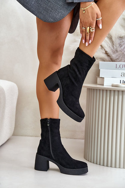 Heel boots Step in style